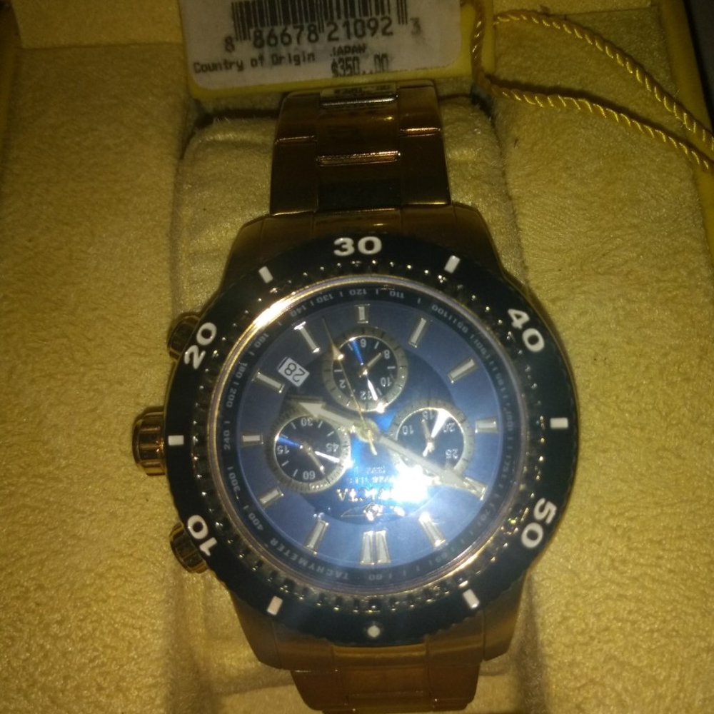 Gold Invicta Watch